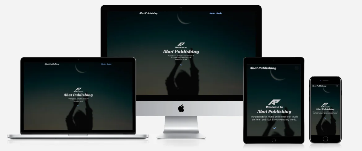 Abet Publishing website design by EzTen